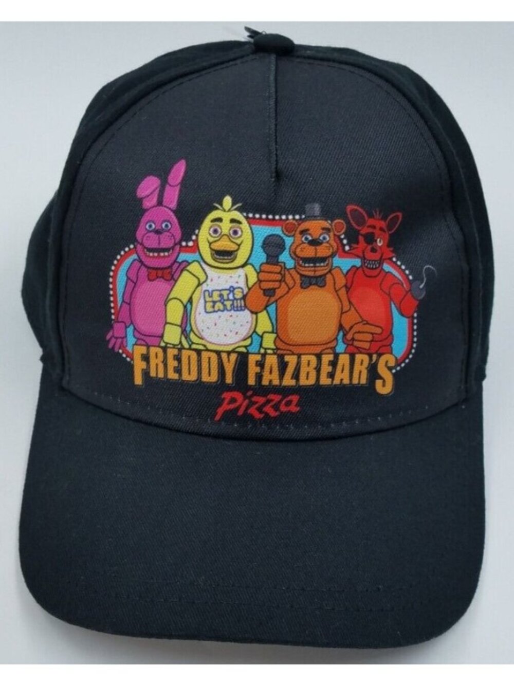Five Nights at Freddy's Black Freddy Fazbear's Pizza Youth Snapback Hat Cap